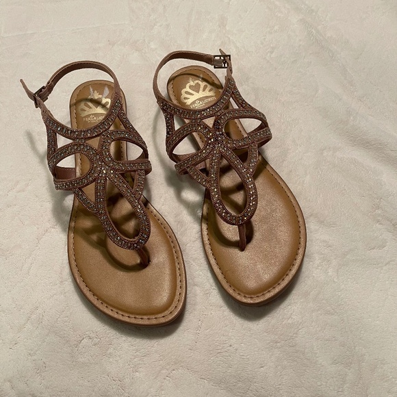 Fergalicious by Fergie Sandals Size:8.5 (Barely Worn) - Picture 1 of 4